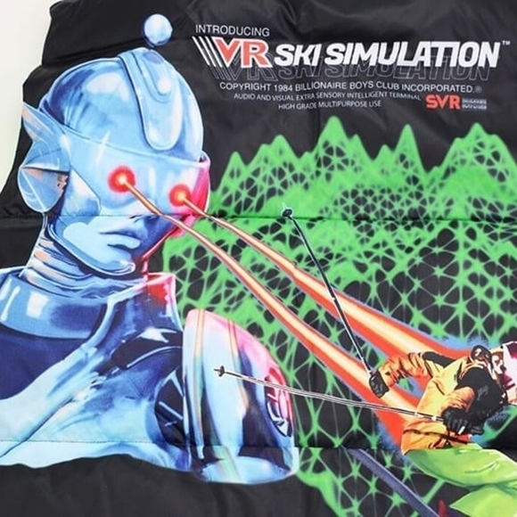 Billionaire Boys Club Matrix Reversible Quilted Down Vest Nigo Pharrell Men NWT - Picture 6 of 9